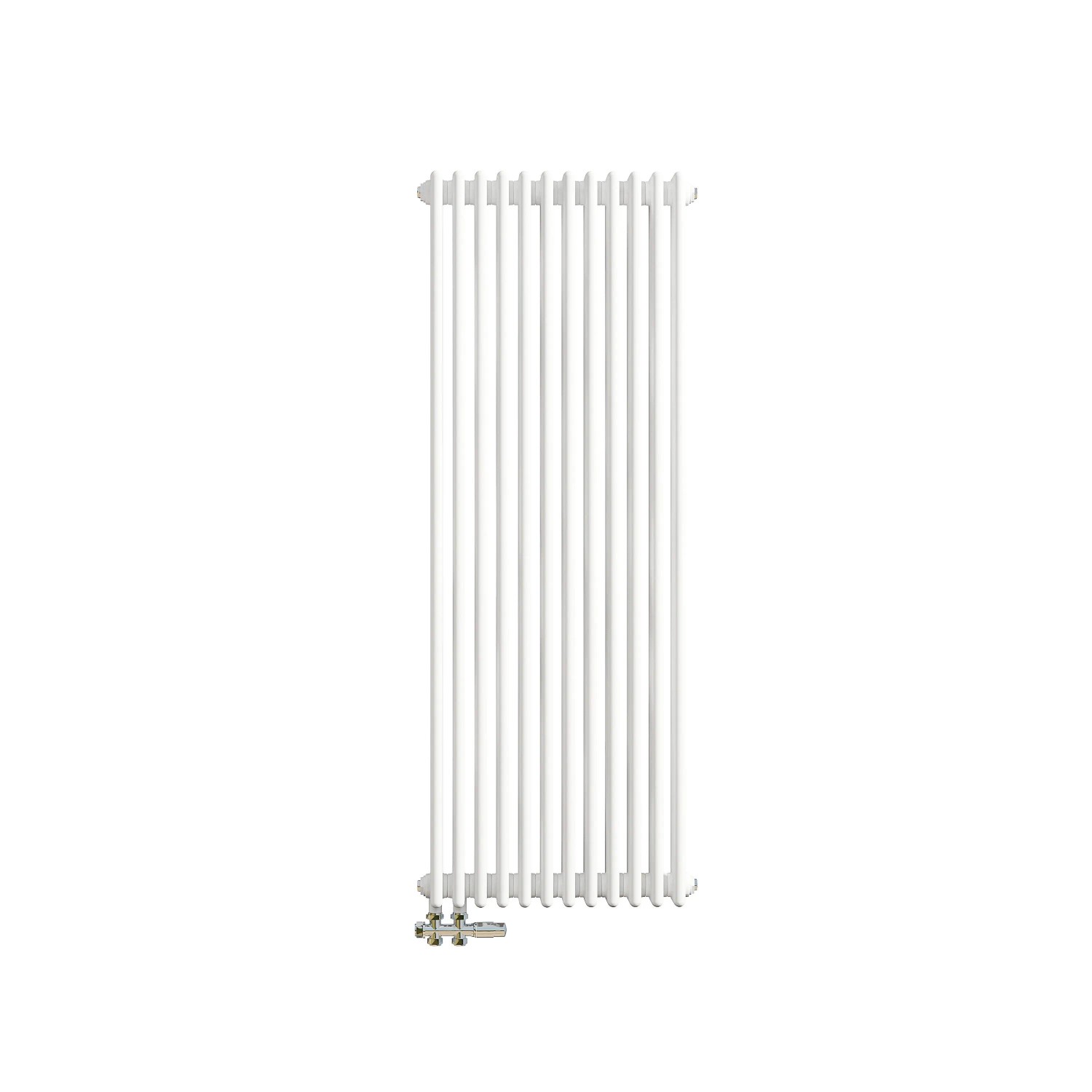 AICA Traditioneller Gusseisenstil 3 Spalten Heizkörper 1500 x 560 mm Weiß 1878W