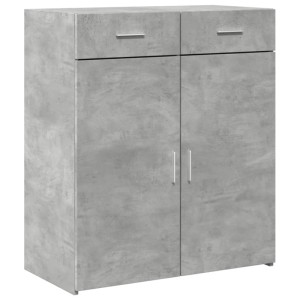 vidaXL Sideboard Betongrau 80x42,5x93 cm Holzwerkstoff 3281472