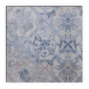 MySpotti Küchenrückwand Profix Cucina Vintage Fliesen, 100x60 cm, hellblaues Fliesendesign.