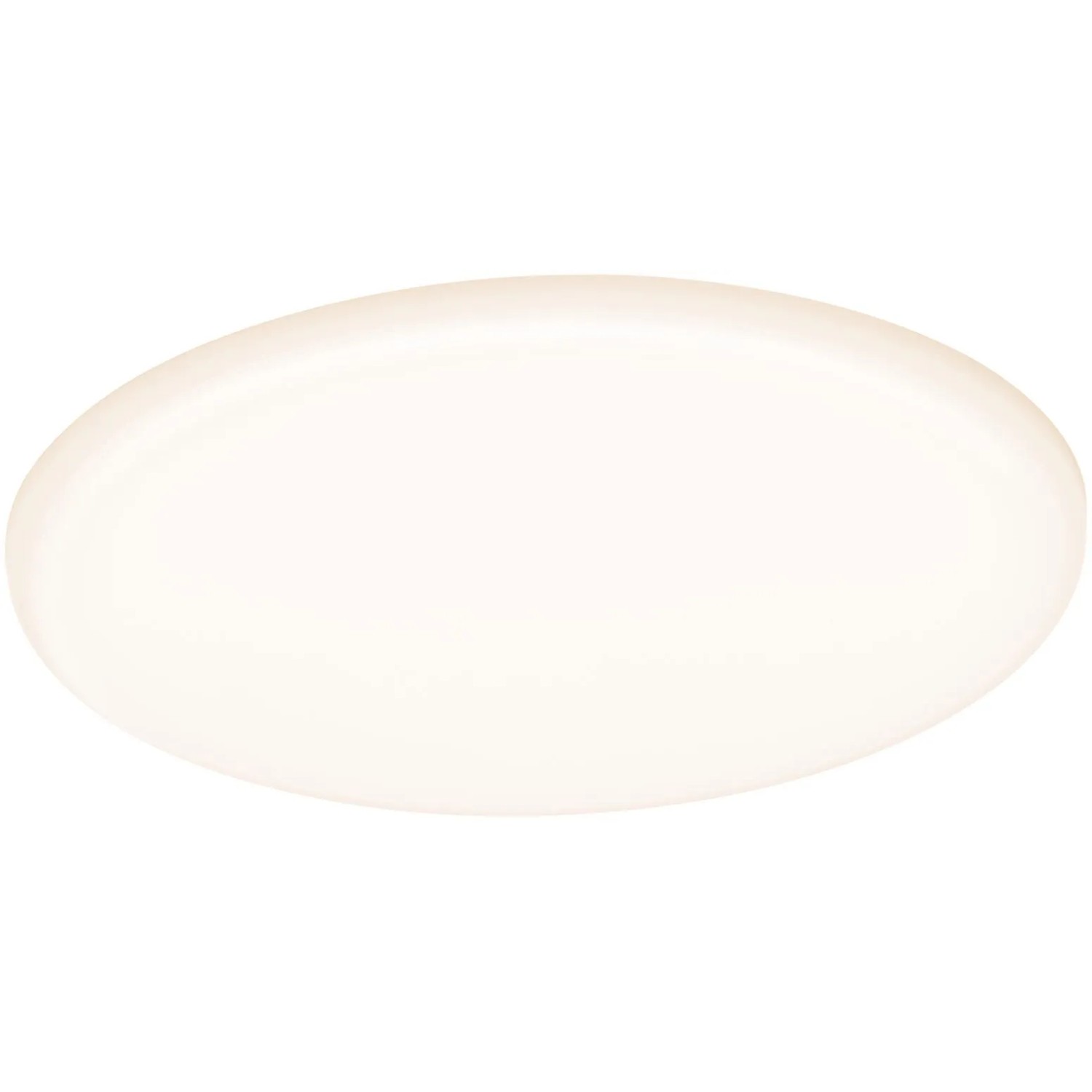 Rundes, dimmbares Paulmann LED-Einbaupanel Veluna, 17W, für Deckenmontage.