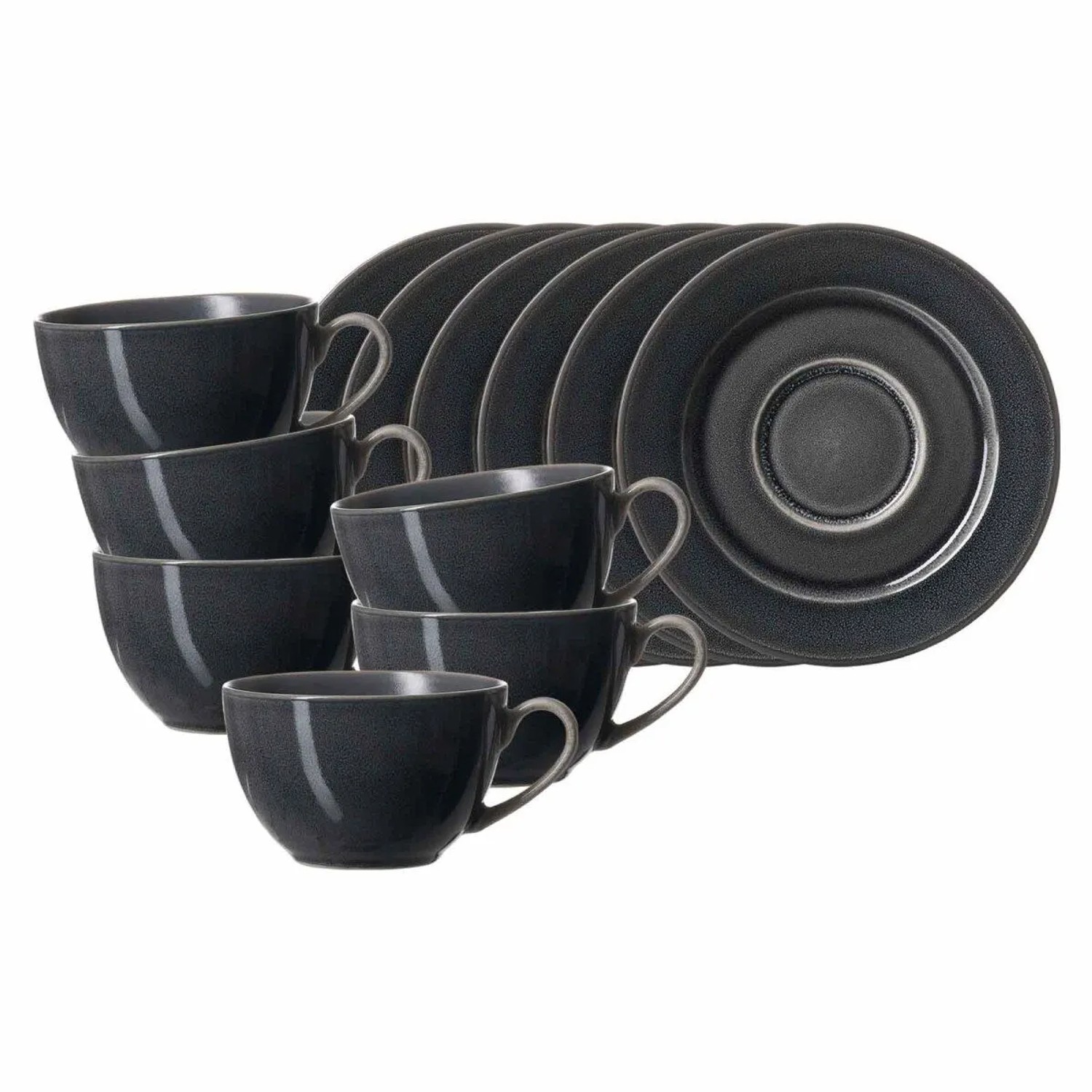 Ritzenhoff & Breker Toledo Kaffeetasse mit Untertasse 220 ml 6er Set