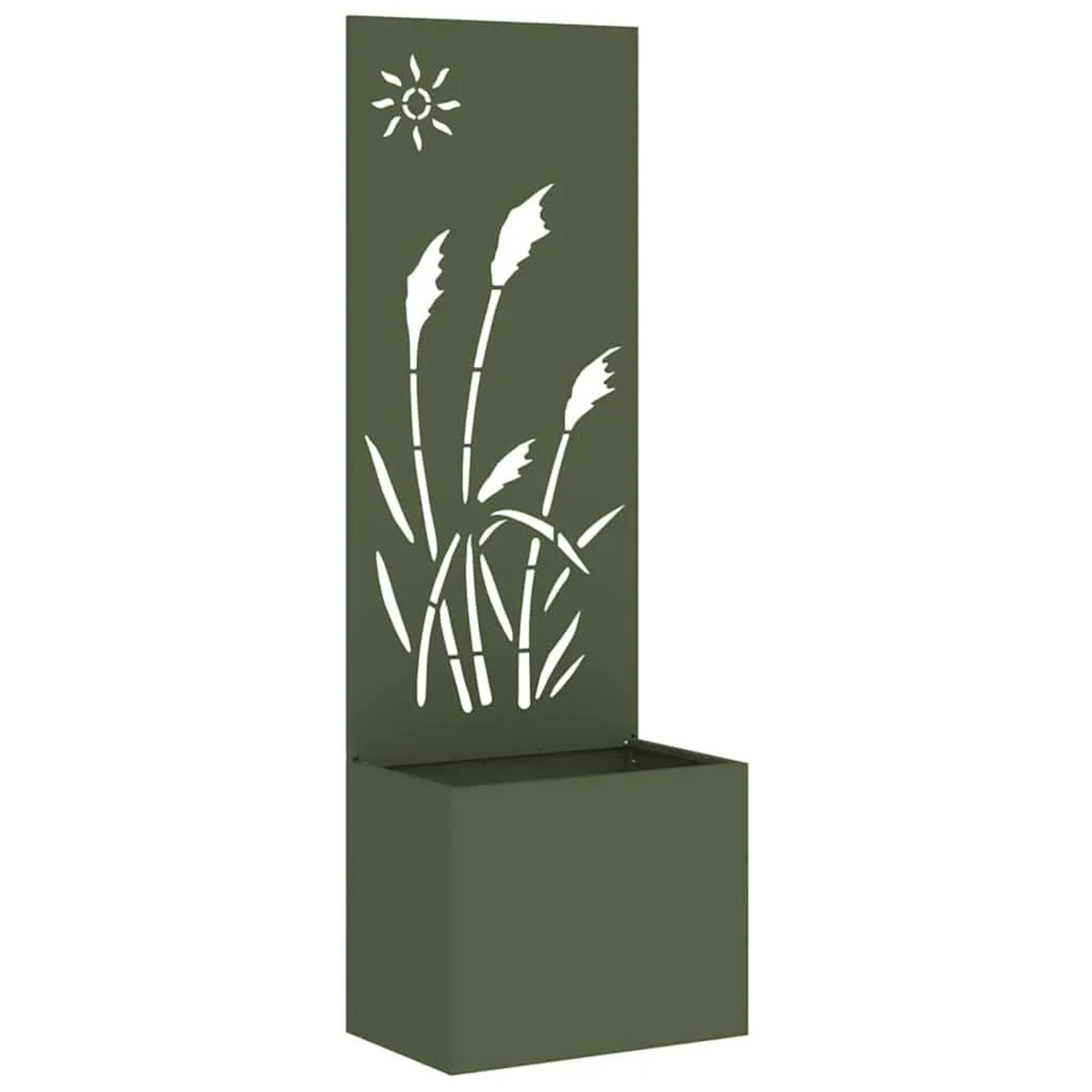 vidaXL Garten Sichtschutz-Leinwand Olivgrün 50 x 140 cm 876430