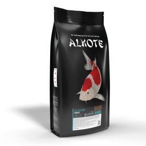 Alkote Fischfutter All Season swim 3 mm, 9 kg Sack mit Koi Karpfen.