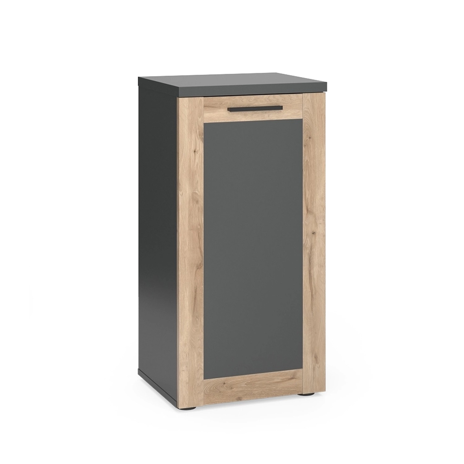Vicco Midischrank Niko Anthrazit/Viking Oak 40 x 82 cm