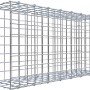 Gabiona C-Ring Anbaukorb, 40x80x20cm, Maschenweite 5x5cm, zur Erweiterung von Gabionen.