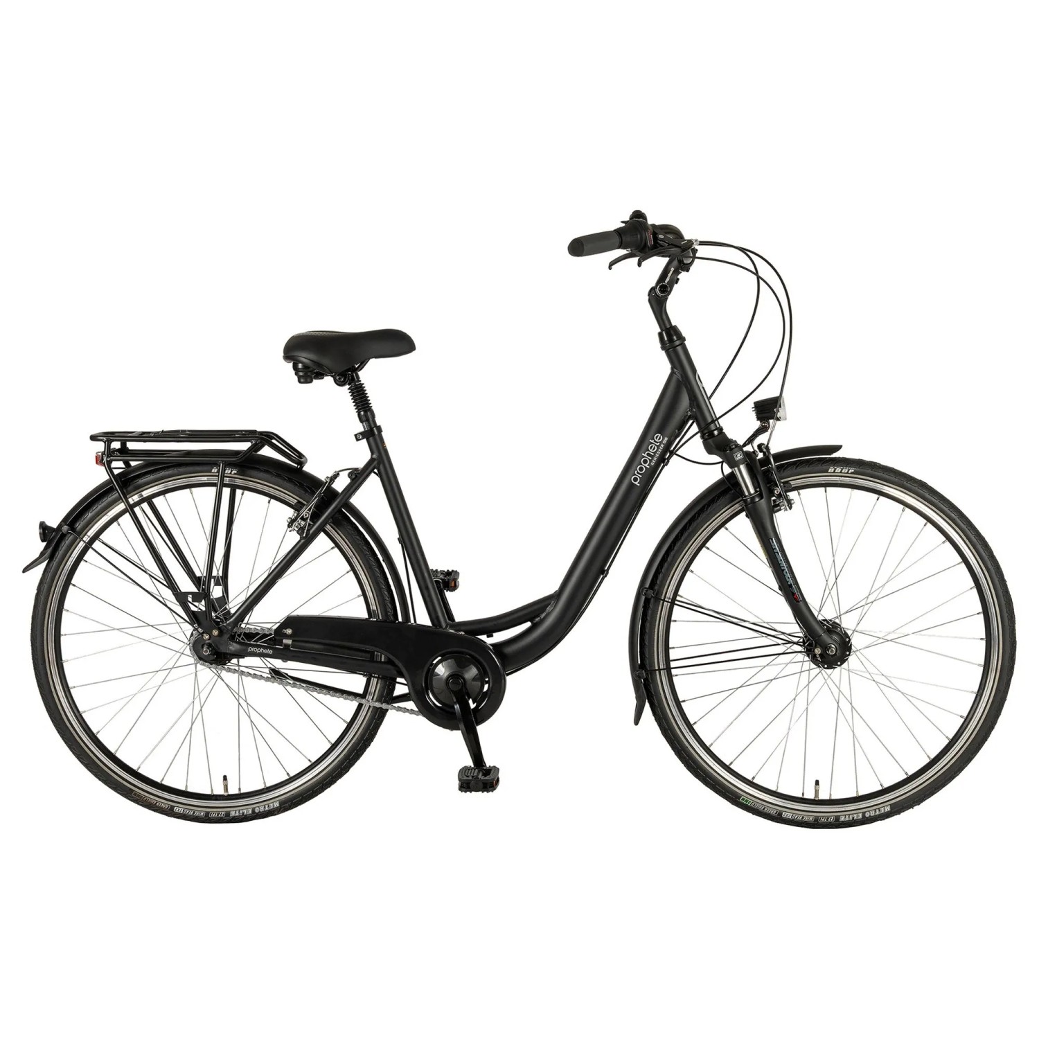 Prophete Cityrad Geniesser 500 Schwarz Matt 28 Zoll