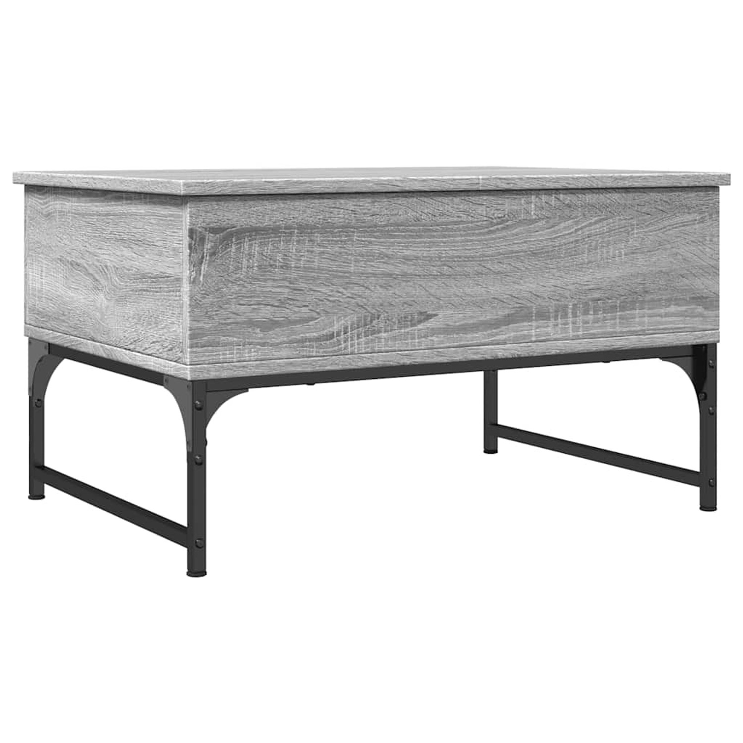 vidaXL Couchtisch Grau Sonoma 70x50x40 cm Holzwerkstoff und Metall 845374 günstig online kaufen