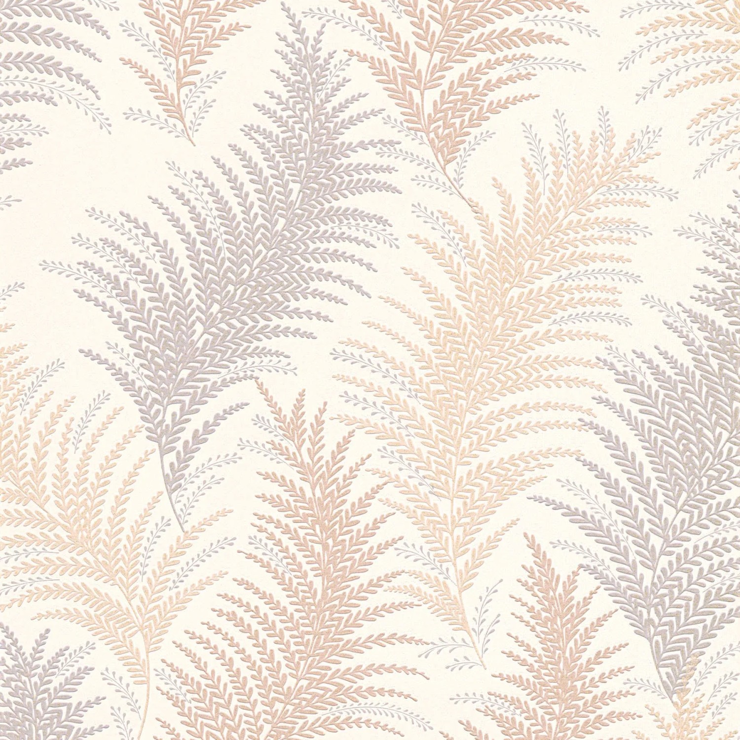 Tadessi Papiertapete Ginevra mit Dschungel Motiv in Beige, Creme und Naturfarben.