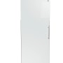 inova Glasschiebetür, satiniert, 900x2080mm, mit offener Laufschiene und Stangengriff als Komplettset.