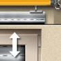 Schellenberg Rollladenmotor Standard Maxi 10 Nm im Einbau, Rollladenantrieb