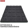 Floordirekt Fallschutzmatte Elastikmatte Fallschutzplatte mit Drainage 50 x 50 x 2,5 cm Grün_2