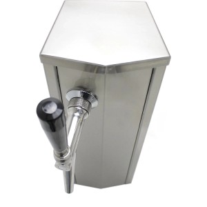 Ich-Zapfe Schanksäule Bierzapfsäule Edelstahl 1- Silber
