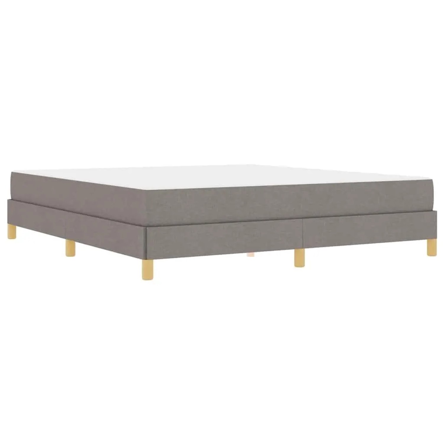 vidaXL Boxspringbett Taupe 180 x 200 cm Stoff 3398588 günstig online kaufen