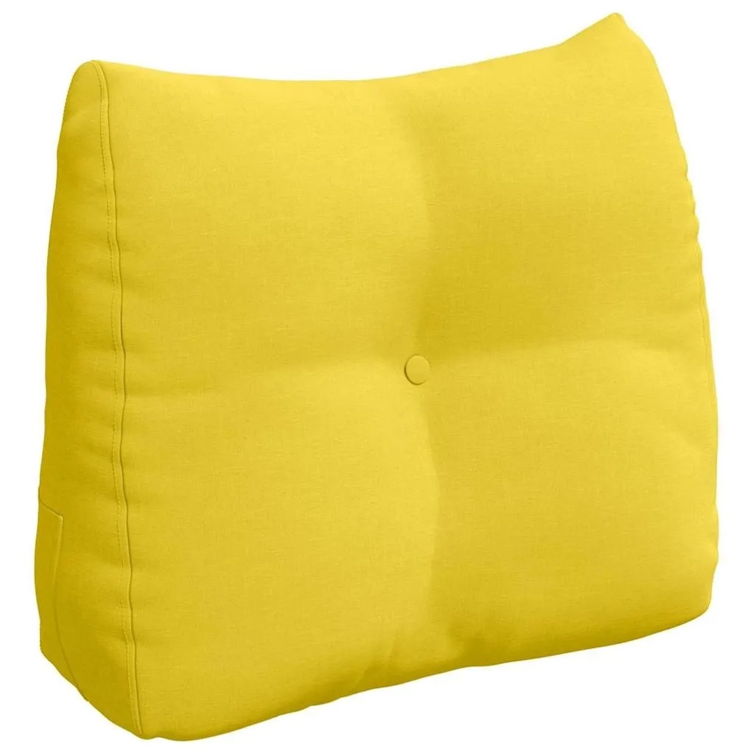 vidaXL Rückenkissen Helles Gelb 60 x 24 x 50 cm Stoff 42014392