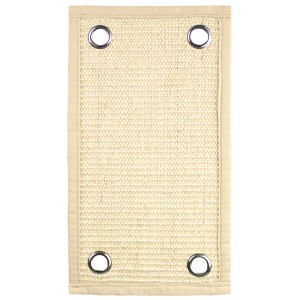 Beige Vesper Ersatz-Kratzmatte aus Seegras für Kratzbäume, 38x21cm.