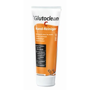 Glutoclean C Hand-Reiniger, 250 ml Tube für stark verschmutzte Hände.