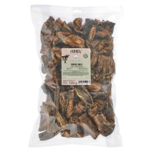 Primox Hunde-Belohnungssnacks Rinderlunge, softe Konsistenz, 1kg Packung.