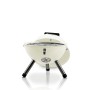 Activa Kugelgrill Mallorca, Ø 30 cm, creme, mit Edelstahlbeinen und verchromtem Grillrost.
