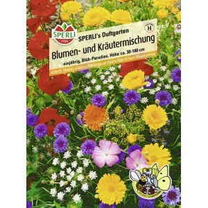 Sperli Blumen- und Kräutermischung Duftgarten: Blühende Mischung für Beet und Balkon.
