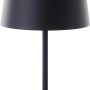 Schwarze, matte LED-Tischleuchte Kaami, 37 cm, für den Außenbereich.