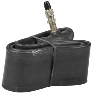 Fischer Fahrradschlauch 12 Zoll mit Dunlopventil, geeignet für verschiedene Reifengrößen.