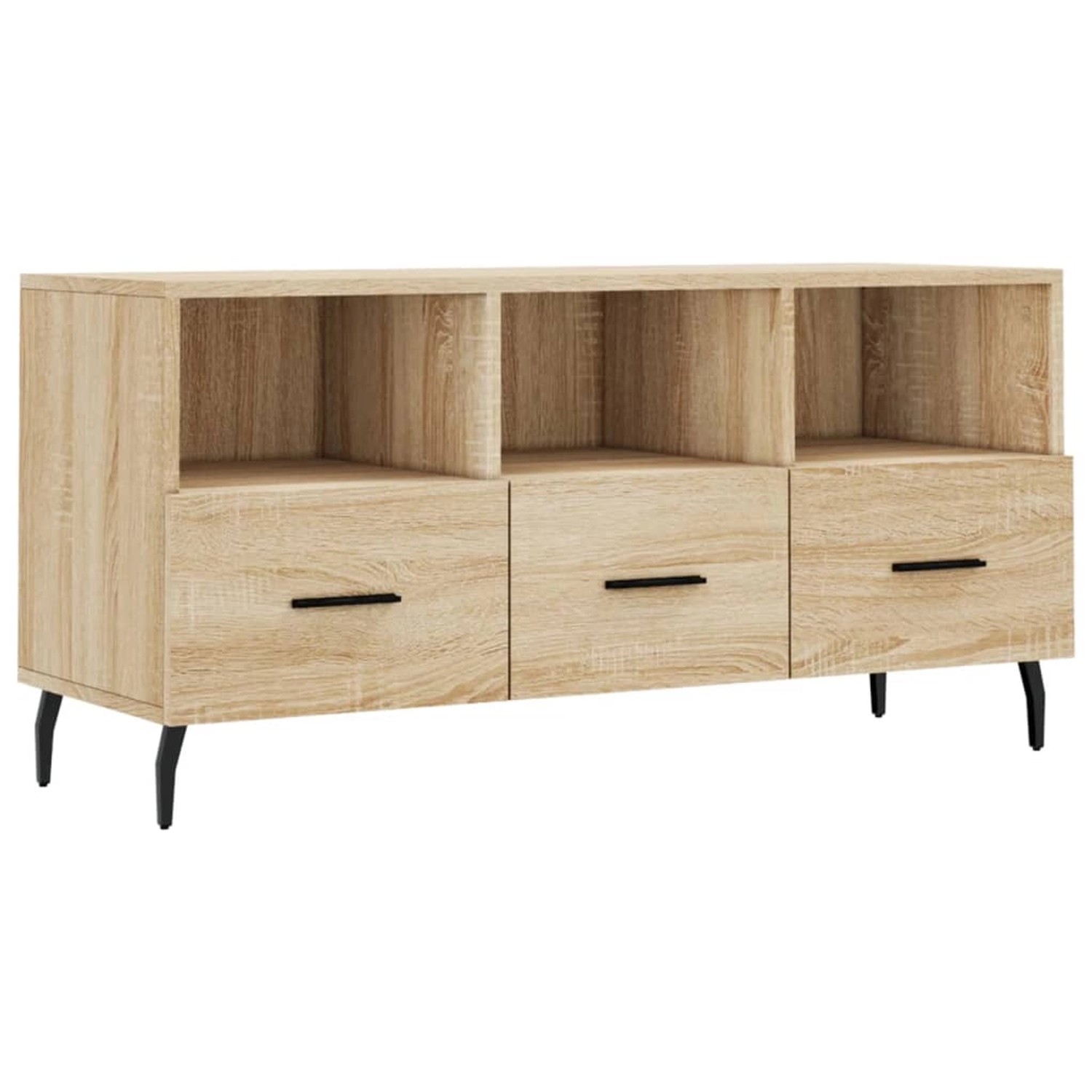 VidaXL TV-Schrank Sonoma-Eiche 102x36x50 cm Holzwerkstoff  Modell 9 günstig online kaufen