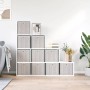 vidaXL Faltboxen 10 Stk Braun 32x32x32 cm Vlies 4018986_4
