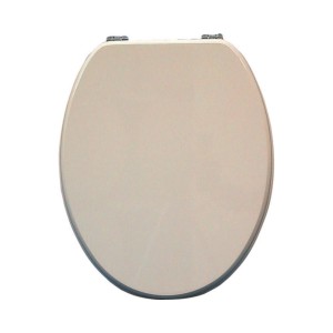 Sanitop-Wingenroth WC-Sitz Venezia Pergamon, Holzkern mit Metallscharnier, antibakteriell.