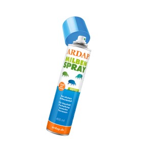 Ardap Repell Milbenspray 400ml gegen Ungeziefer wie Milben, Flöhe und Spinnen.