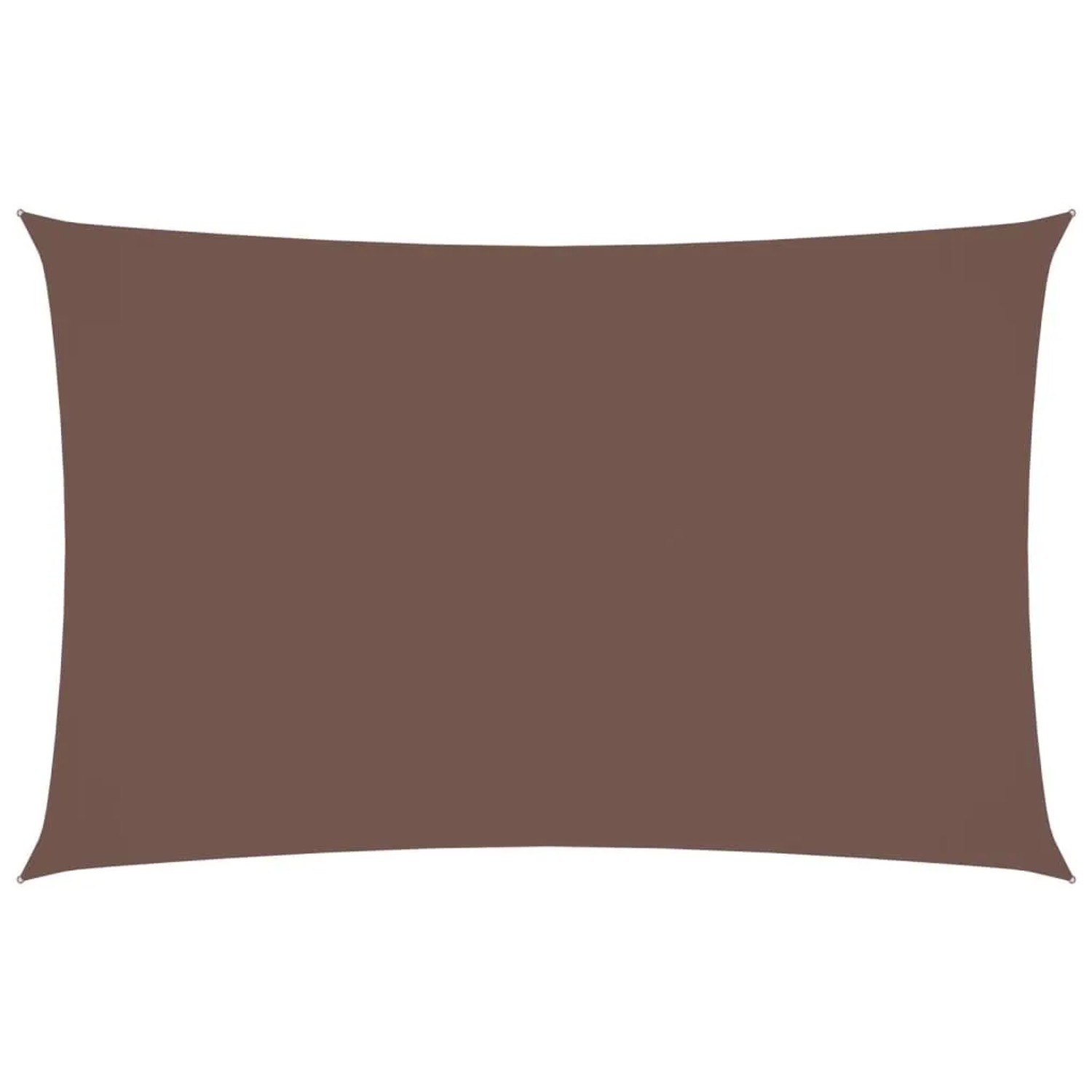 vidaXL Sonnensegel Oxford-Gewebe Rechteckig 2x4,5 m Braun 135808