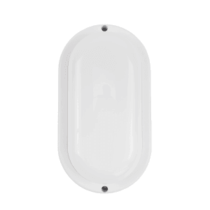 LUXULA Feuchtraumleuchte IP65 CCT 3000K-6500K Warm- Kaltweiß Ovalleuchte 12W Kellerlampe 1080lm Garagenleuchte Außenleuchte Weiß