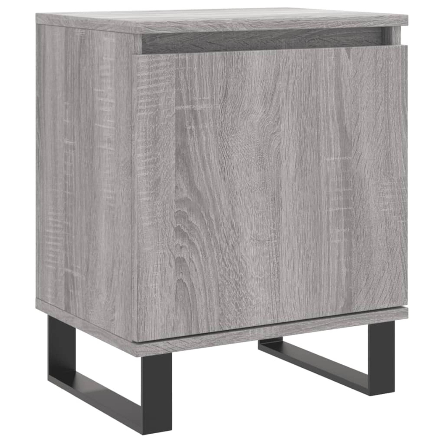 vidaXL Nachttisch Grau Sonoma 40x30x50 cm Holzwerkstoff Modell 1 günstig online kaufen