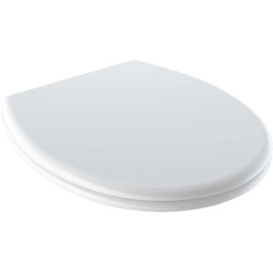 Weißer Geberit Kinder WC-Sitz Bambini aus Duroplast für Kinder-WCs.