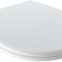 Weißer Geberit Kinder WC-Sitz Bambini aus Duroplast für Kinder-WCs.