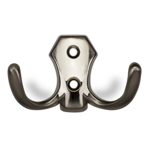 SOTECH Garderobenhaken LENA 2 Fach Kurz Edelstahloptik