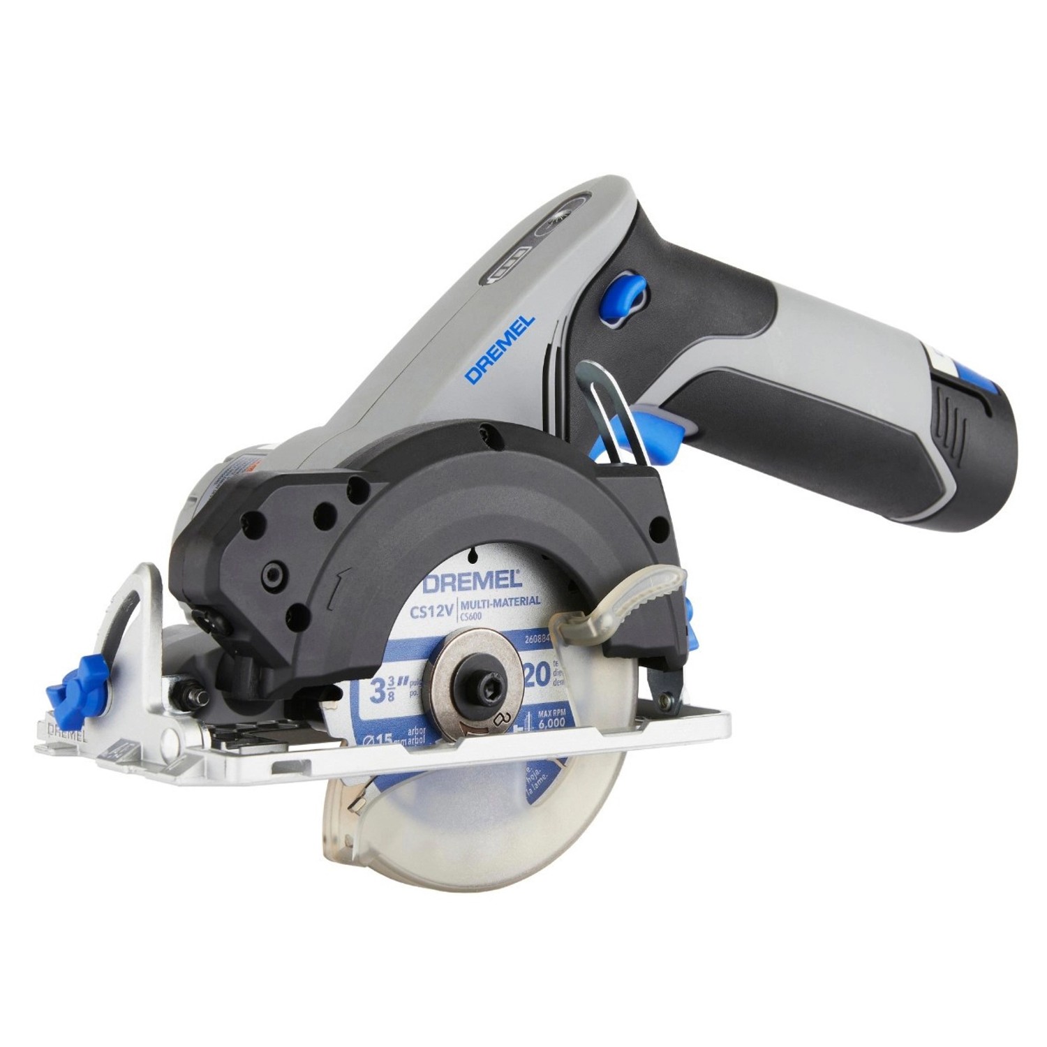 Dremel Mobile-Sägestation CS12V-S1C Kreissäge mit Sägetisch-Koffer.