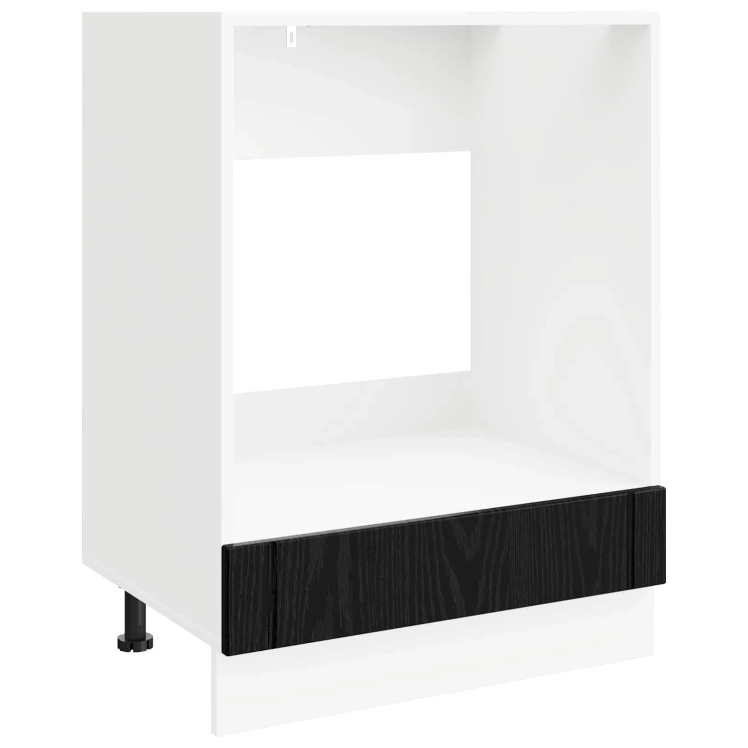 vidaXL Küchenschrank Lucca Schwarze Eiche 60 x 46 x 81,5 cm 8003820