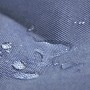 Detailaufnahme: Wasserabweisender, blauer Bezug des Sitting Point Hocker Outside.