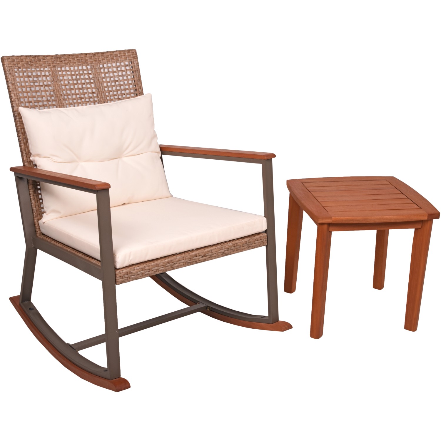 Garden Pleasure Schaukelstuhl-Set Sinaloa Teak FSC®