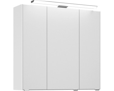 Pelipal Spiegelschrank Trentino mit Softclose Glänzend cm 75 Türen Weiß
