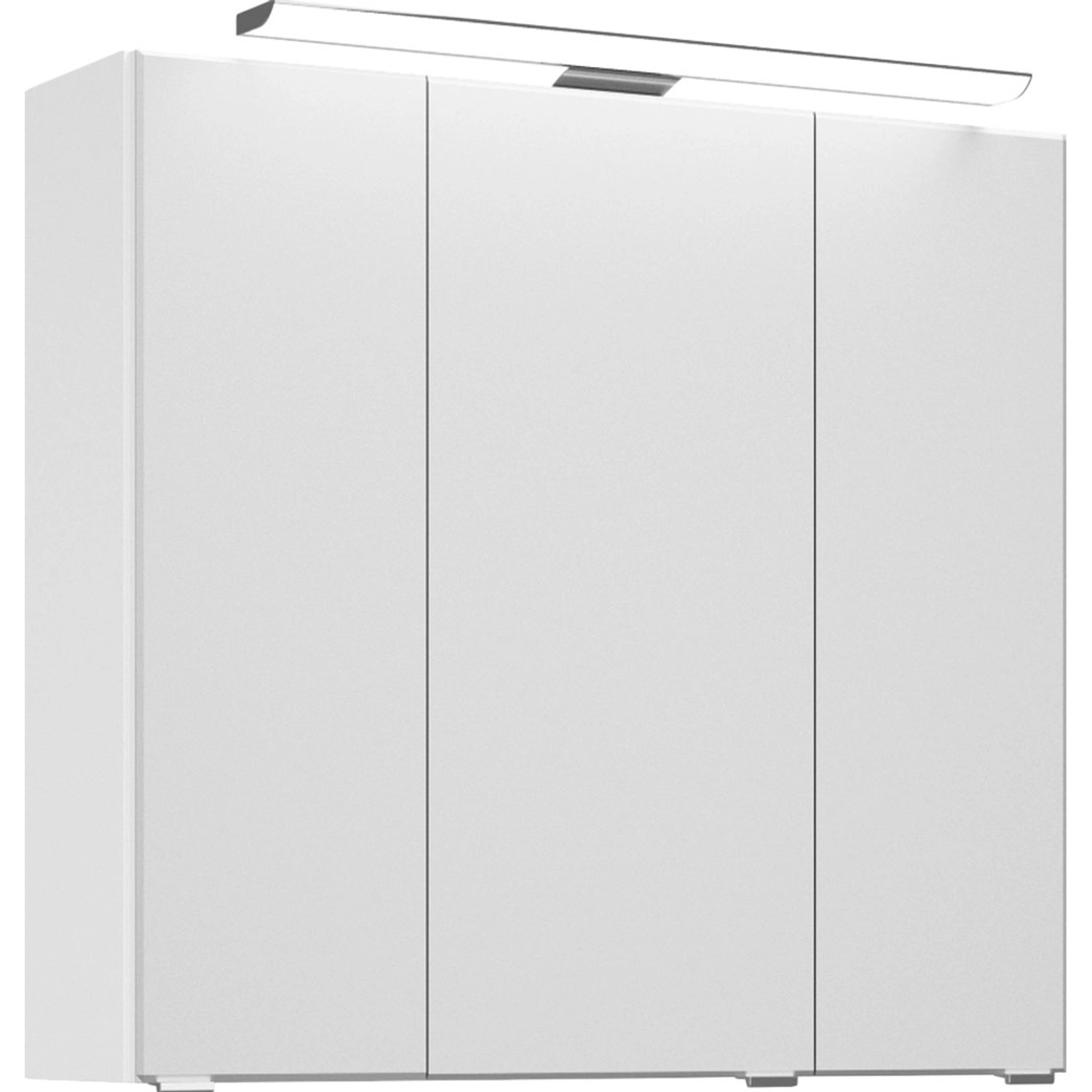 Pelipal Spiegelschrank Trentino Weiß Glänzend 75 cm mit Softclose Türen
