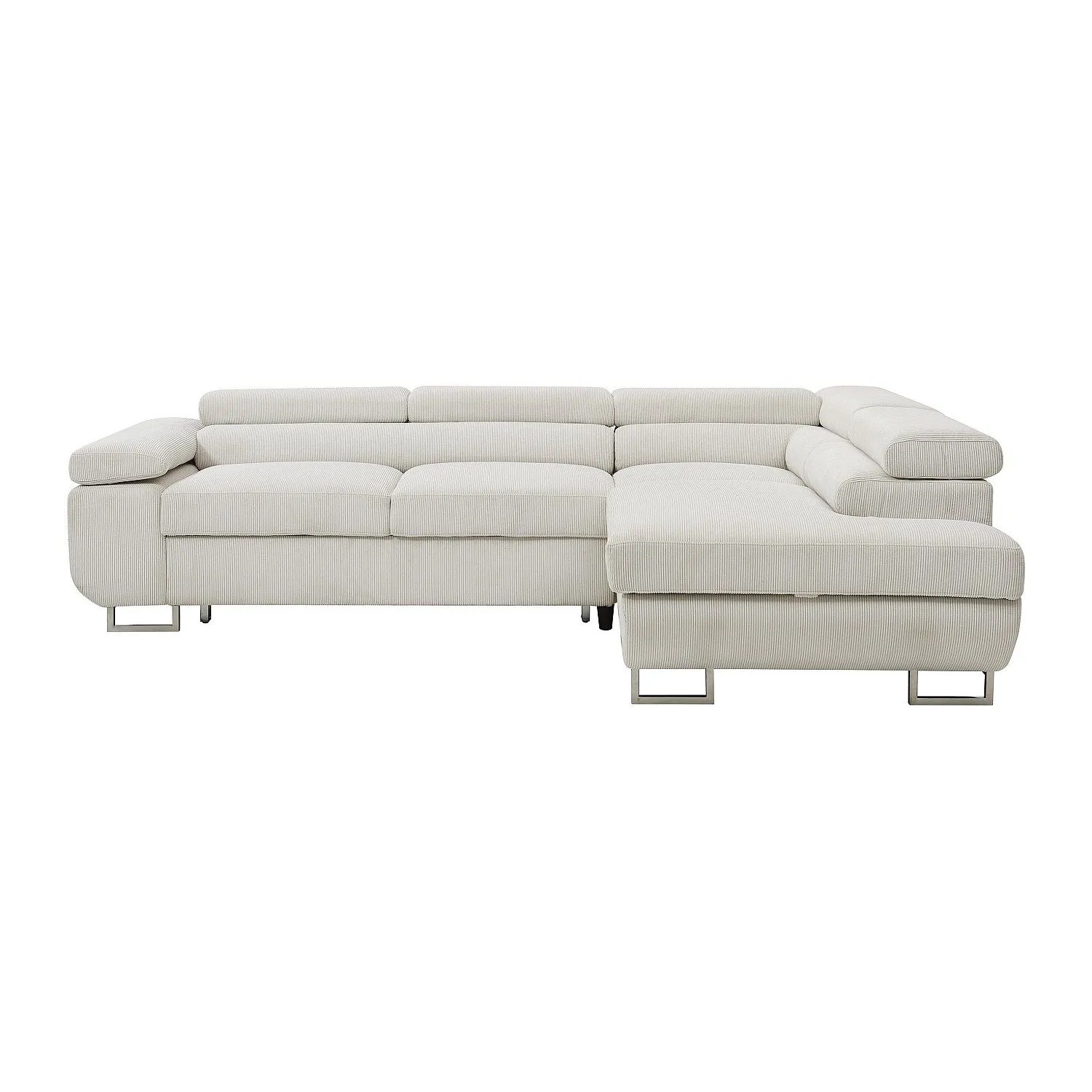 Vente-unique Schlafsofa Nurazio Beige 268 cm
