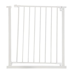 Relaxdays Treppenschutzgitter Eisen Kunststoff Weiß Klemmbar 75 bis 80 cm 3 kg