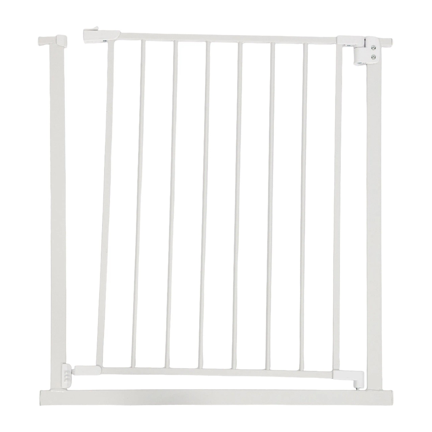 Relaxdays Treppenschutzgitter Eisen Kunststoff Weiß Klemmbar 75 bis 80 cm 3 kg