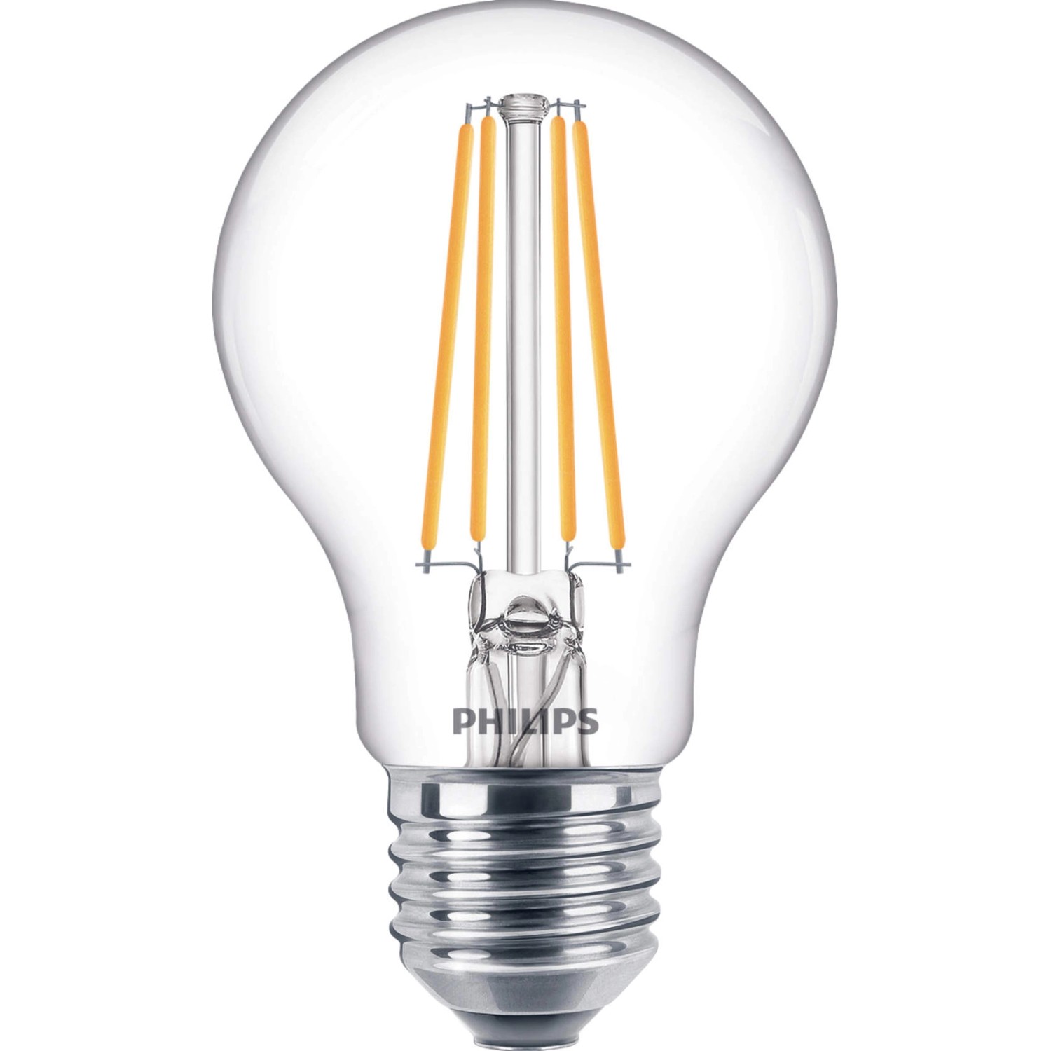 Philips LED-Leuchtmittel E27 Glühlampenform 7 W 806 lm 10,6 x 6 cm (H x Ø)