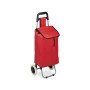 Relaxdays Einkaufstrolley Polyester Rot Klappbar 92,5 x 42 x 28 cm 1,4 kg