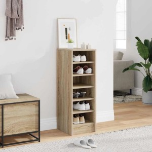 vidaXL Schuhschrank Sonoma-Eiche 31,5x35x90 cm Holzwerkstoff 809002