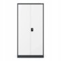 Jan Nowak Mehrzweckschrank Dawid 185 x 90 x 45 cm Anthracite Weiß_4
