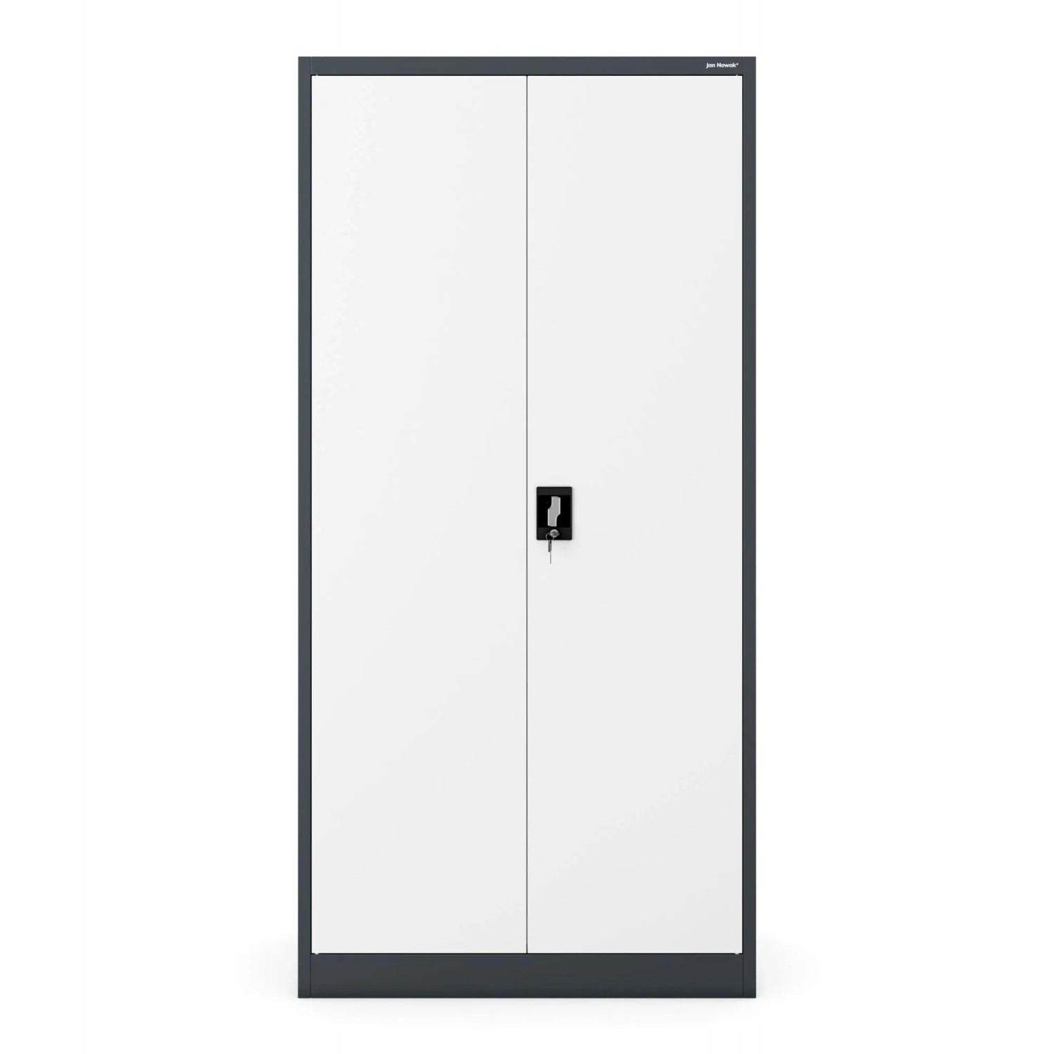Jan Nowak Mehrzweckschrank Dawid 185 x 90 x 45 cm Anthracite Weiß_4