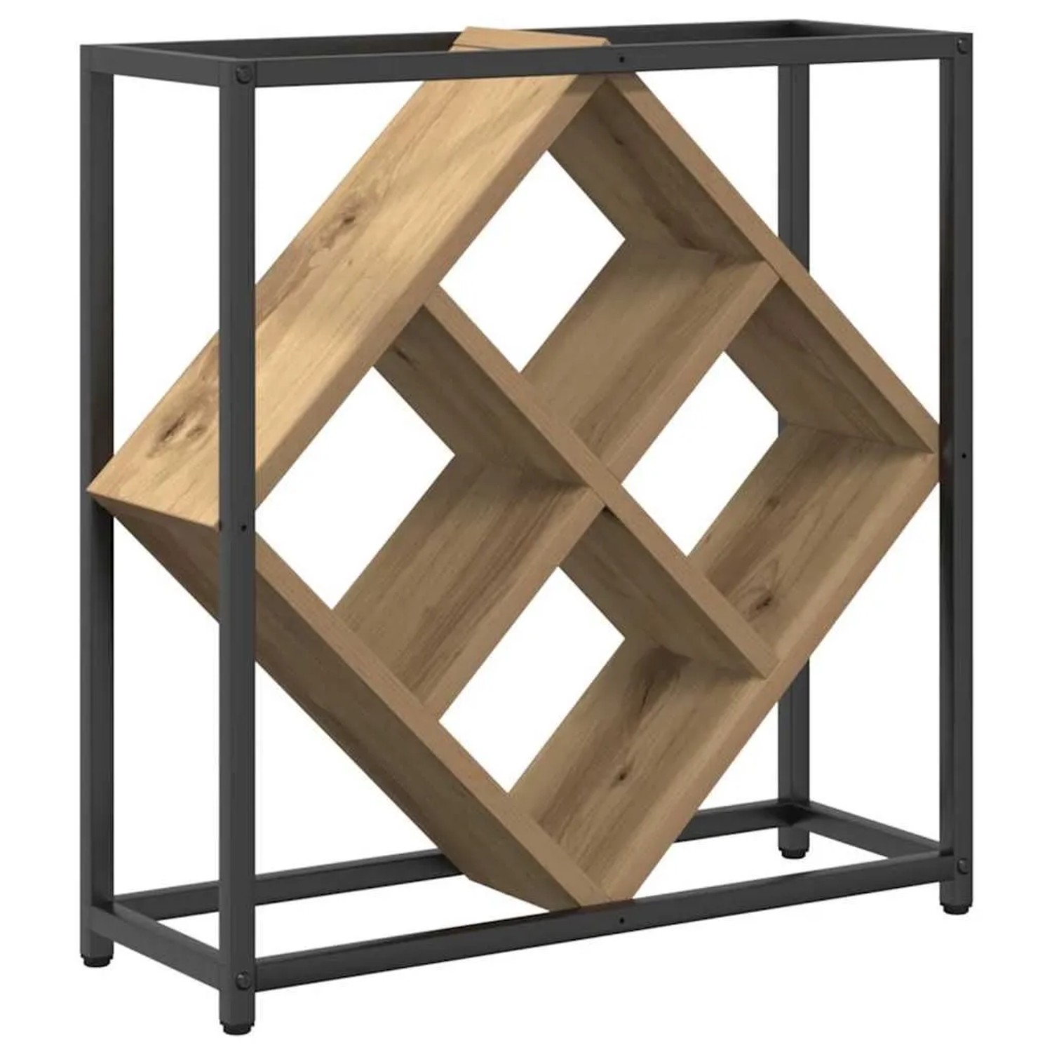 vidaXL Weinregal Artisan-Eiche 51 x 18 x 52,5 cm Holzwerkstoff 868224
